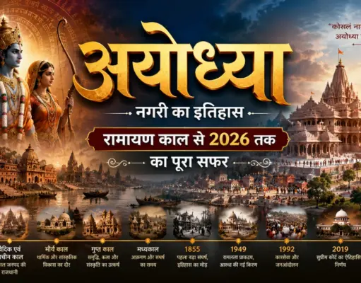 Ayodhya Nagri Ka Itihas Ramayan Kaal Se 2026 Tak Ka Poora Safar ayodhya nagri ka itihas